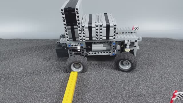 Вождение машин Lego по песку | Driving Lego Cars in Sand