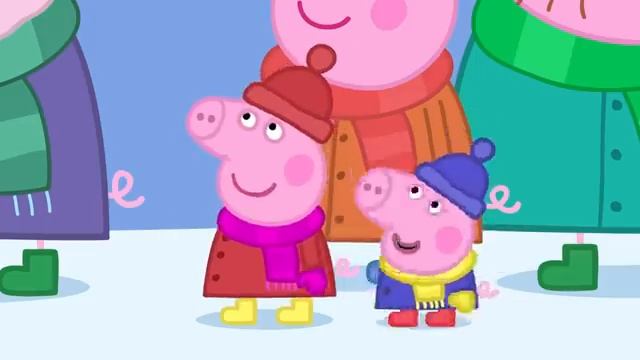 Peppa Pig Grandpa Pig's Christmas Present for kids мультфильм в оригинале на английском языке(360p)