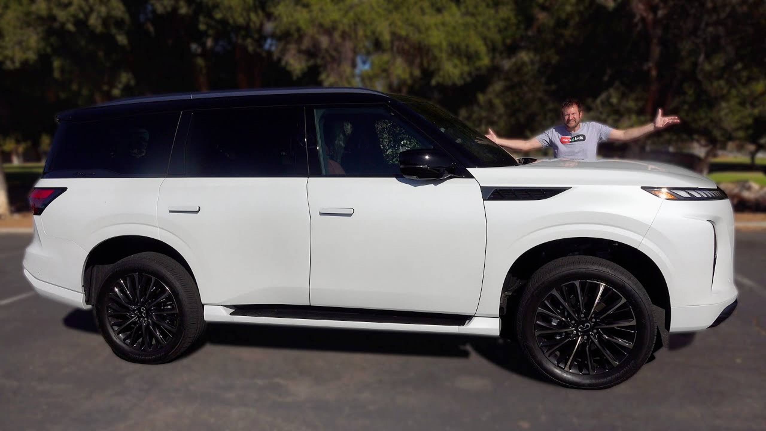 Новый Infiniti QX80 2025 года, это ультра-люксовый огромный внедорожник за $100,000