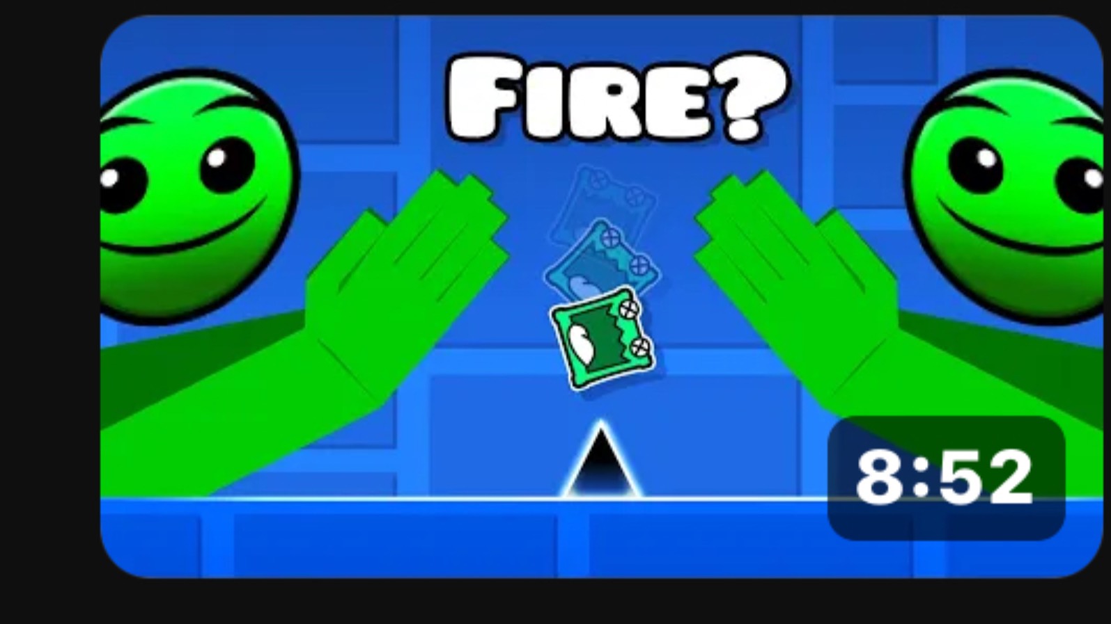 The fire quiz / geometry dash 2.2