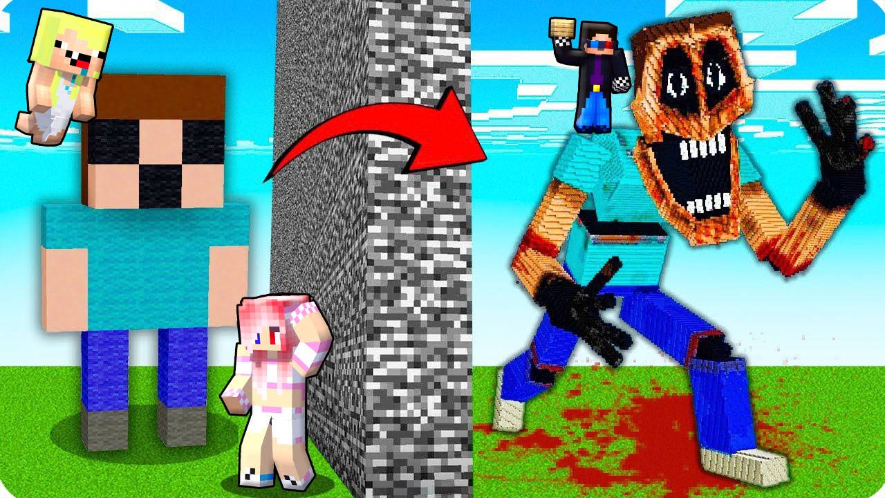 😂Я ЗАТРОЛЛИЛ ДРУЗЕЙ В ПОСТРОЙКЕ МИМИКА В МАЙНКРАФТ! ШЕДИ ЛЕСКА И НУБИК MINECRAFT