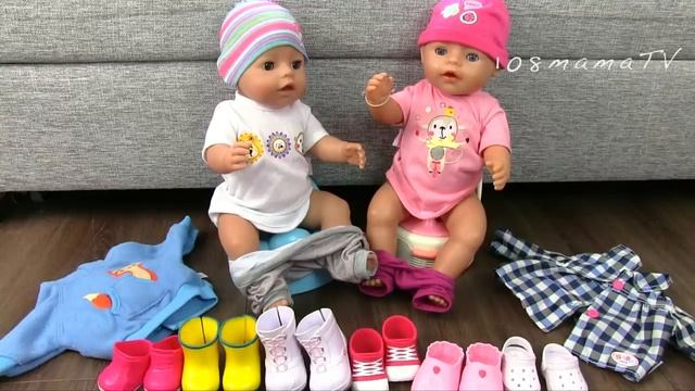 Малыши мультики игра в дочки матери беби бон
