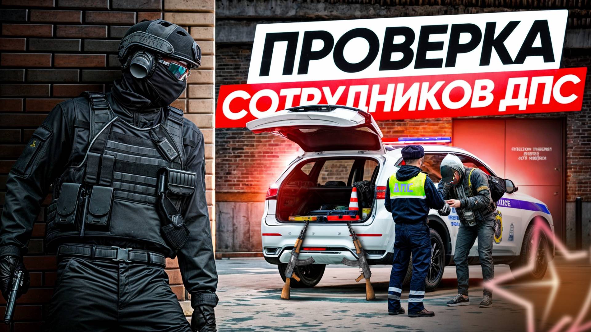 ОПЕРАЦИЯ ФСБ: ПРОВЕРКА ДПС НА ПРОДАЖУ ОРУЖИЯ в ГТА 5 РП | (RMRP Патрики - Криминальная Москва)