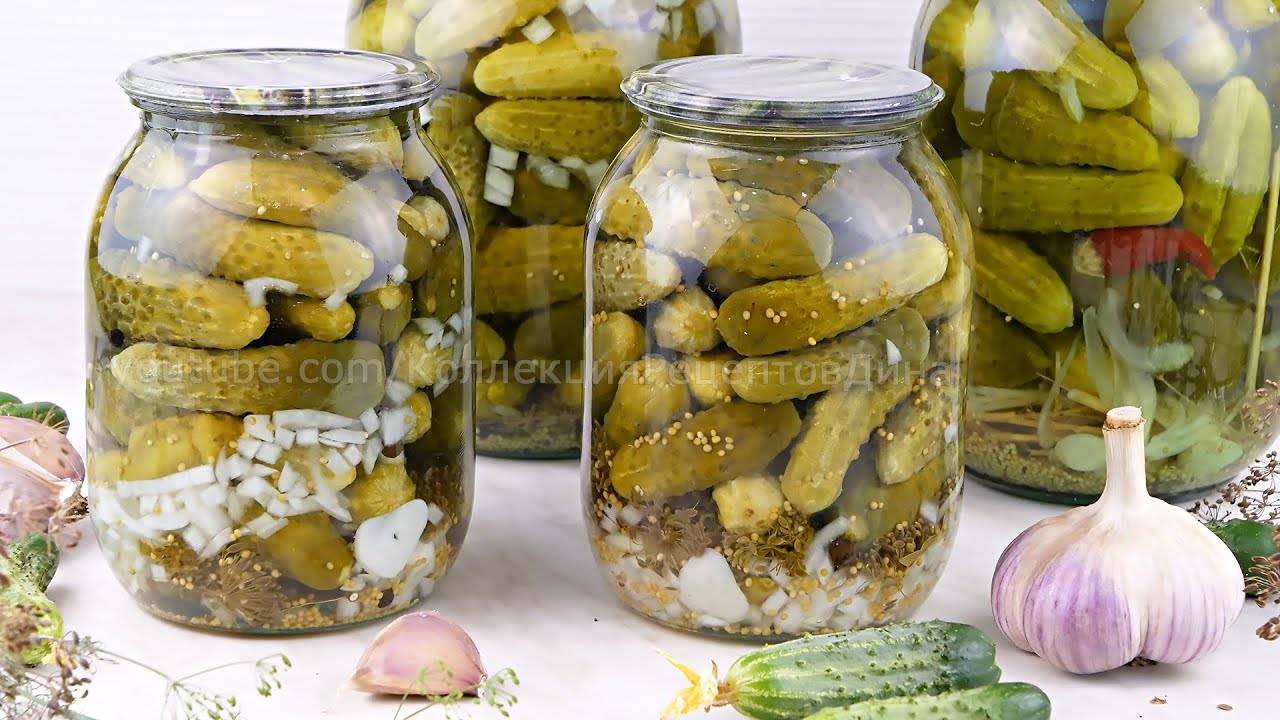 🥒Вкуснейшие маринованные корнишоны на зиму! Кисло сладкие огурцы