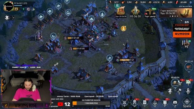 🔴 VIKING RISE Гайд Стрим | Миграция на 200 сервер + смотрим обнову