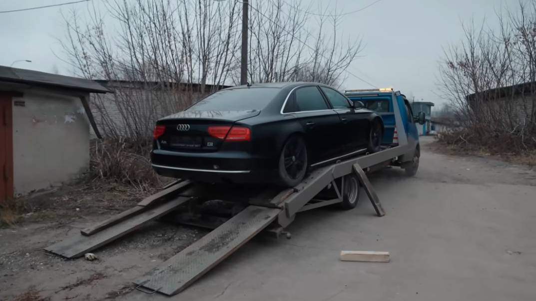 Audi A8 D4 Против Утопленной BMW G30 Уничтоженные Тачки Как Не Попасть На Деньги