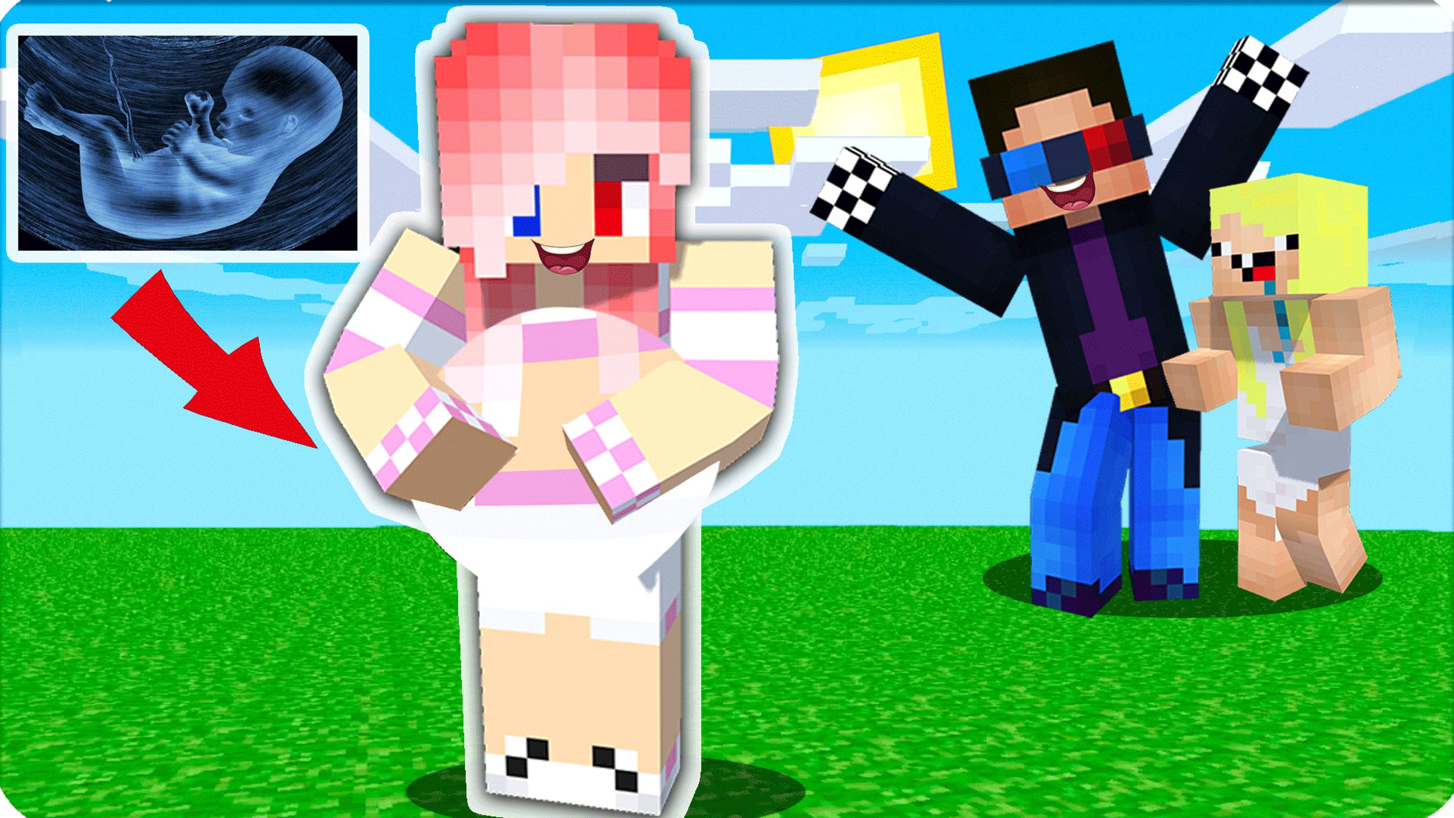 😳 ЛЕСКА БЕРЕМЕННА В МАЙНКРАФТ! НУБИК ШЕДИ MINECRAFT