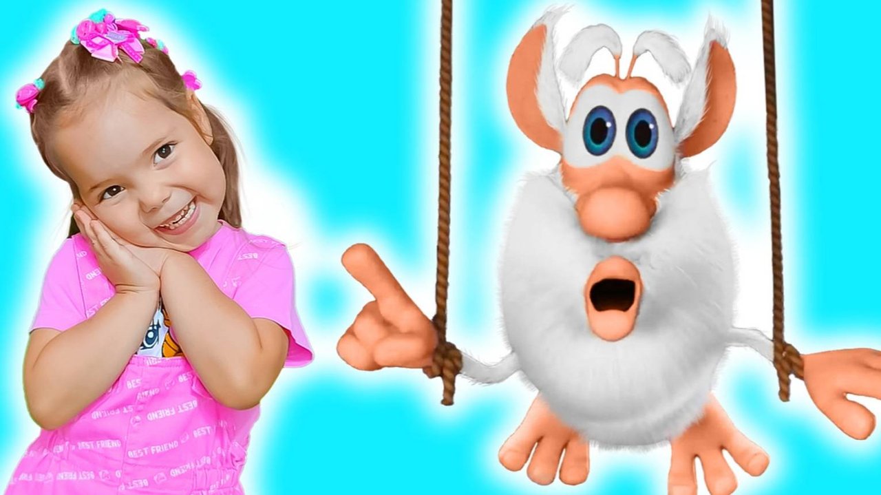 Буба - Танец Хоки Поки (Hokey Pokey) с мышкой Настей - Песни для детей