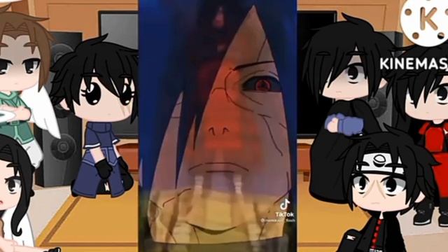 Реакция клан Учиха на Сараду#актив #naruto