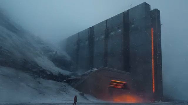 💿👽Somber_ Relaxing Sci-Fi Ambient Soundscape _ Snowy