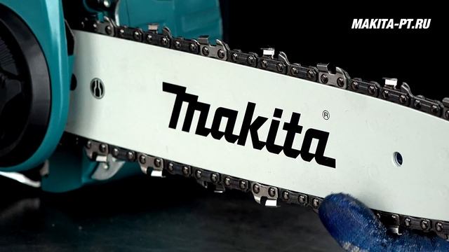 Makita UC3550A DUC303 Как установить цепь на пилу? обзор от Макита