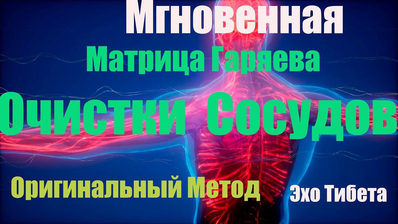 "Мгновенная Матрица Гаряева для Очистки Сосудов: Оригинальный Метод!"#эхотибета