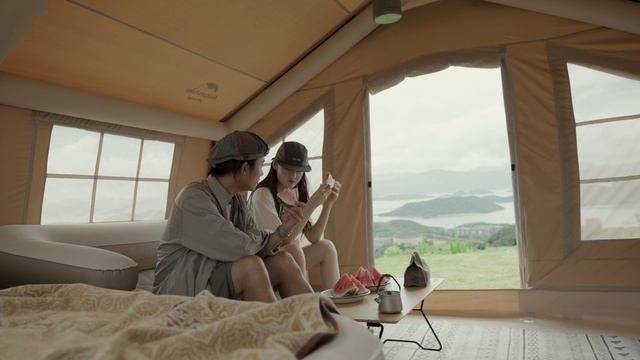 Дорогая, я надул дом! Двухкомнатная надувная палатка Naturehike Extend Air 13.2