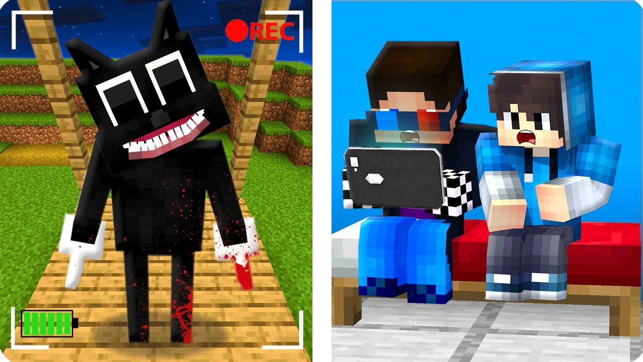 🙀МЫ ЗАСНЯЛИ КАРТУН КЭТА НА СКРЫТЫЕ КАМЕРЫ В МАЙНКРАФТ! ШЕДИ MINECRAFT