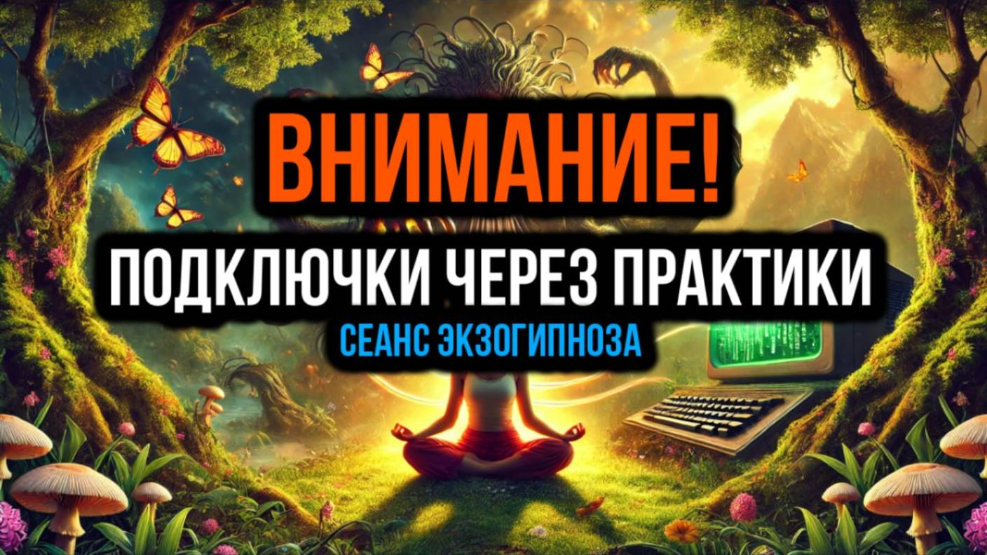 ПОДКЛЮЧКИ ЧЕРЕЗ ПРАКТИКИ: СЕАНС ЭКЗОГИПНОЗА