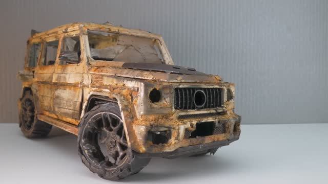 Восстановление заброшенного универсала Mercedes Benz G