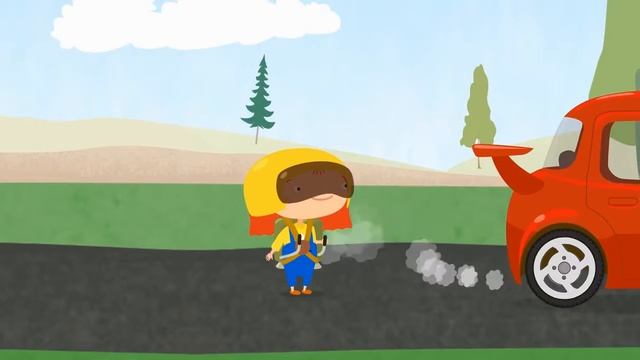 Мультики про машинки Доктор Машинкова Летающий автомобиль