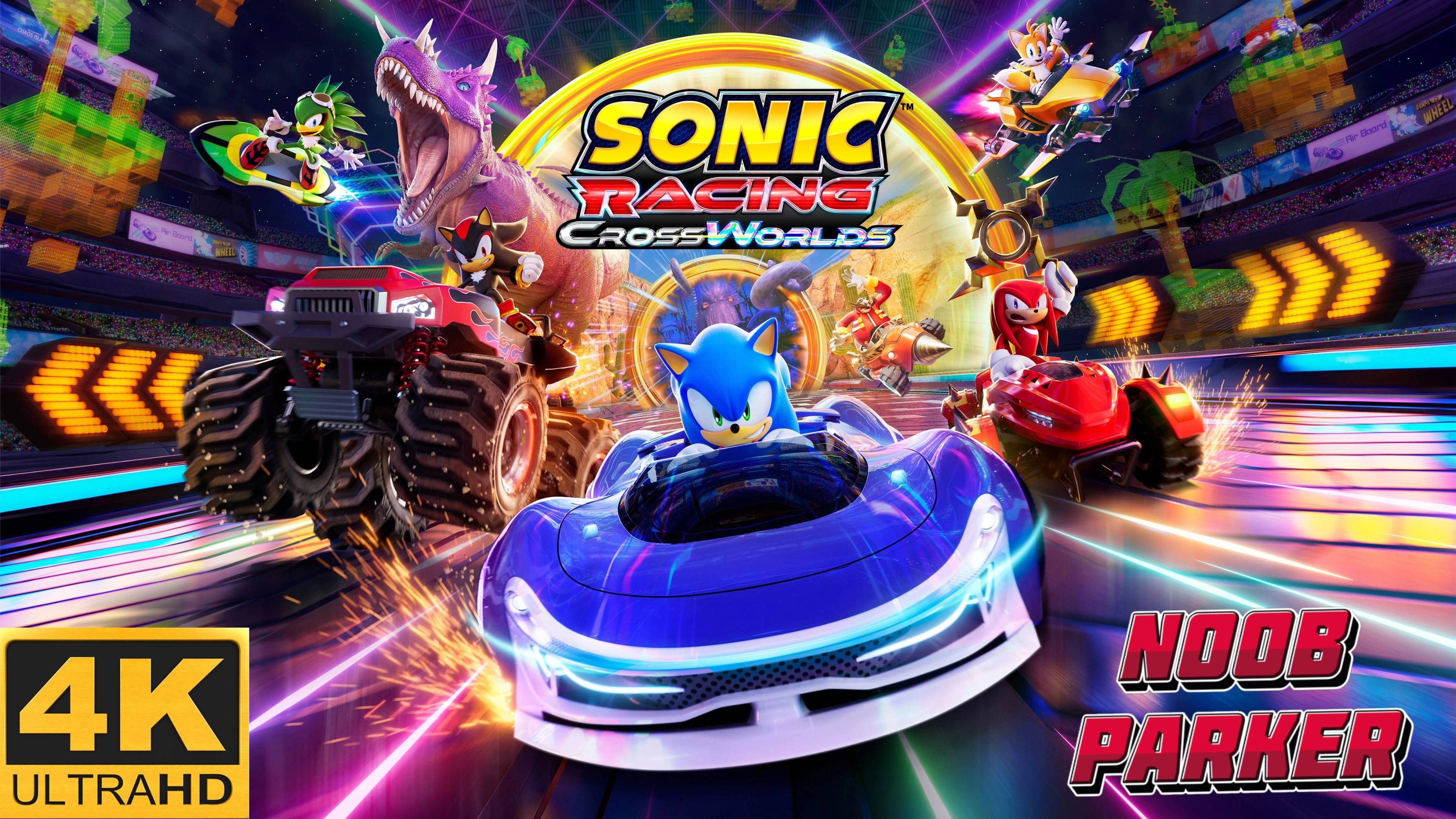 SONIC RACING CROSSWORLDS 4K Beta Бета версия геймплей