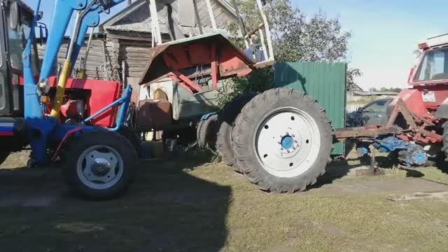 Т-40 АМ. 016 серия. Колеса и диски. Переделал крепление цилиндра ГОРу.