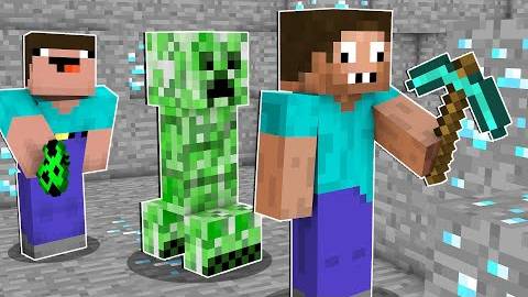 НУБ И 7 ПРАНКОВ НАД ПРО В МАЙНКРАФТ ! НУБИК НЕВИДИМКА ПРОТИВ ТРОЛЛИНГ ЛОВУШКА В MINECRAFT
