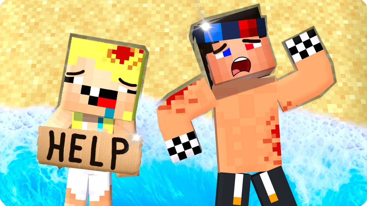 🌴МЫ ПРОВЕЛИ 7 ДНЕЙ НА ОСТРОВЕ В МАЙНКРАФТ! ШЕДИ MINECRAFT