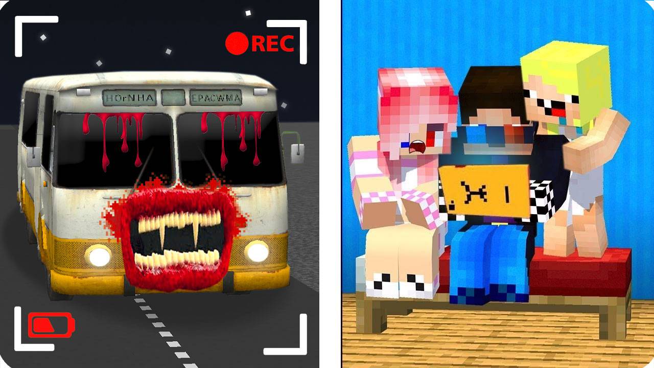 🚌МЫ ЗАСНЯЛИ АВТОБУС ПОЖИРАТЕЛЬ НА СКРЫТЫЕ КАМЕРЫ В МАЙНКРАФТ! ШЕДИ MINECRAFT