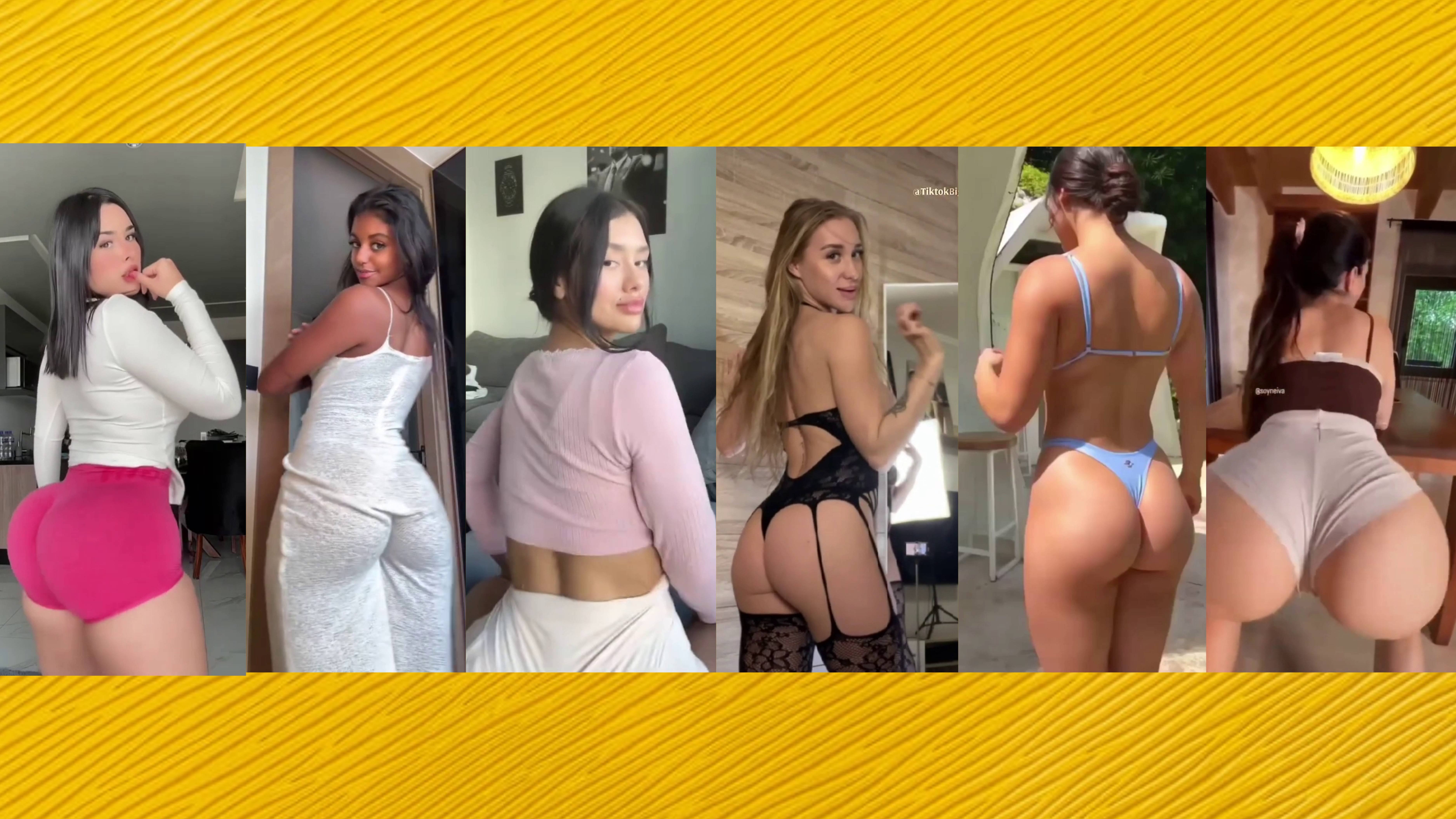 ASS COMPILATION - Big bank tiktok challenge ❤️ClipchampGirls 2025