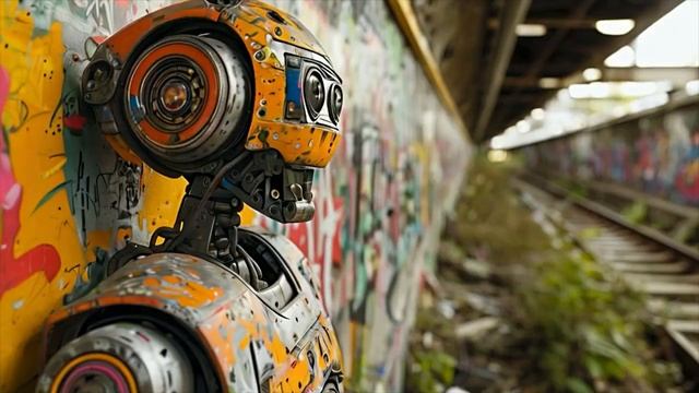 Руины забытого мира _ Музыкальное видео Metal Robot Apocalypse AI