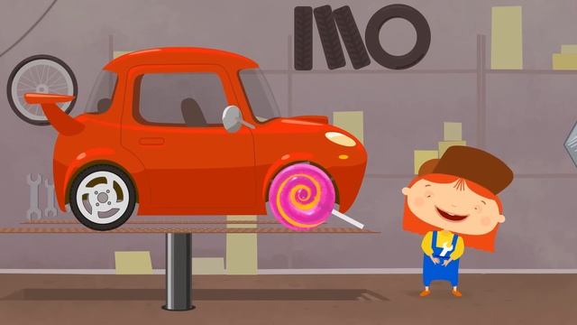 Мультфильмы про машинки - Доктор Машинкова и спортивный автомобиль