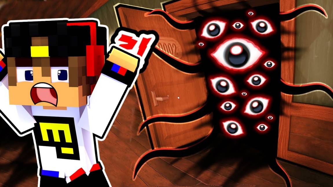 МЫ ПРОШЛИ DOORS (все 100 ДВЕРЕЙ) в МАЙНКРАФТ ДЕВУШКА НУБ И ПРО ВИДЕО ТРОЛЛИНГ MINECRAFT