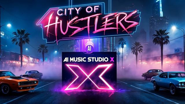 “City of Hustlers” 🎶🔥 by AI Music Studio X _ West Coast Trap Anthem (Official Audio) #Music #Rap
