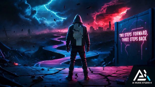 “Three Steps Back” by AI Music Studio X _ Original Rap Song _ #AIMusicStudioX #music #rap #fight #ai
