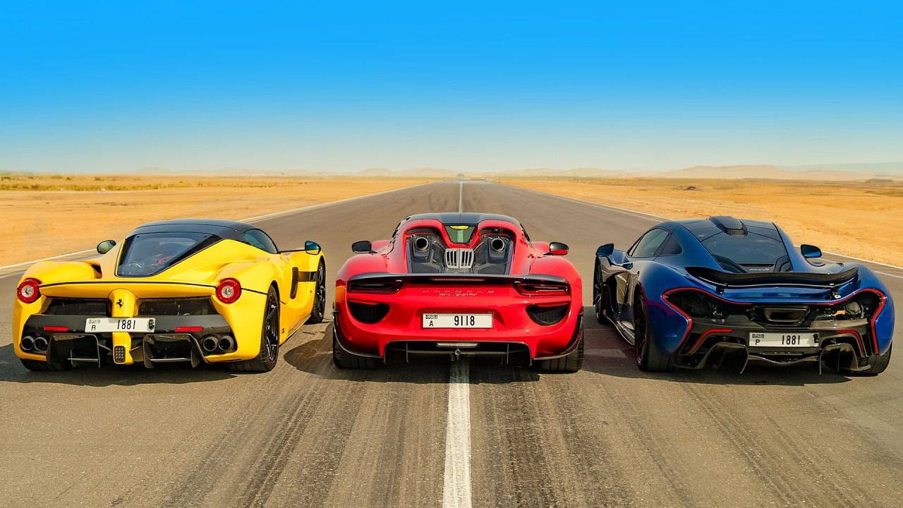 Кто победит в заезде: P1 или La Ferrari или же 918?