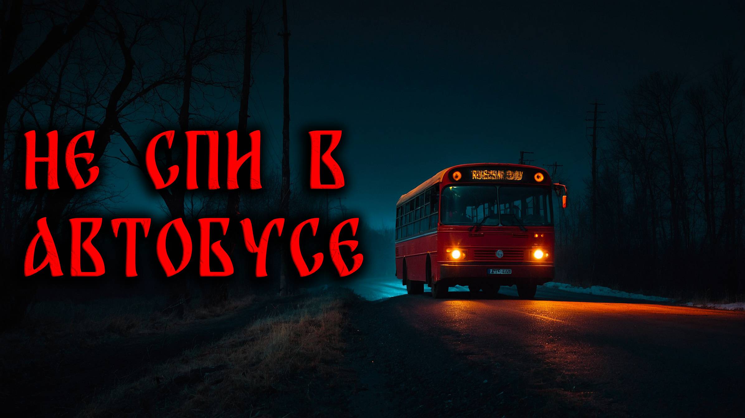 НЕ СПИ В АВТОБУСЕ! Страшные Истории На Ночь