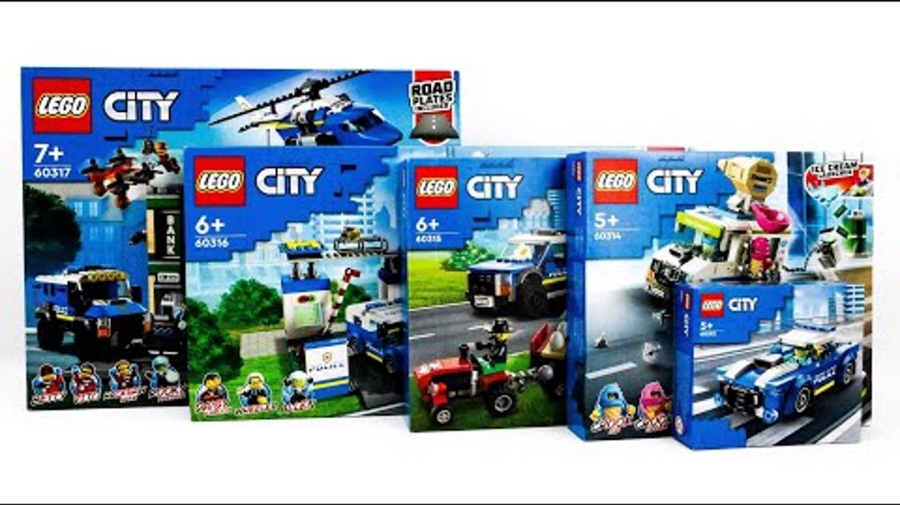 ПОЛИЦЕЙСКАЯ ПОДБОРКА LEGO CITY