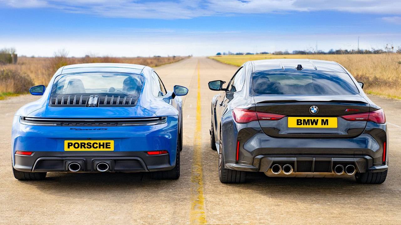 Кто победит в заезде: новый Porsche 911 GTS или BMW M4 CS?