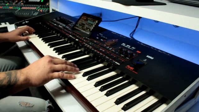 Красивая музыка на синтезаторе Korg Pa4x