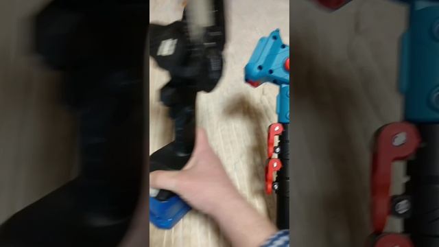 Схема подключения аккумуляторной мини пилы к шанге удлинителю.mp4