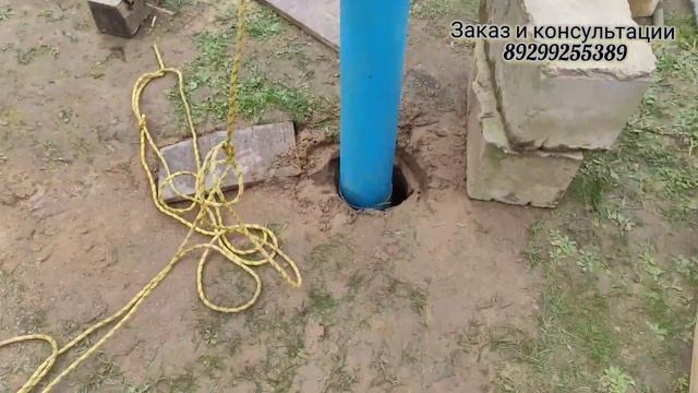 Углубление скважины желонкой 🤯