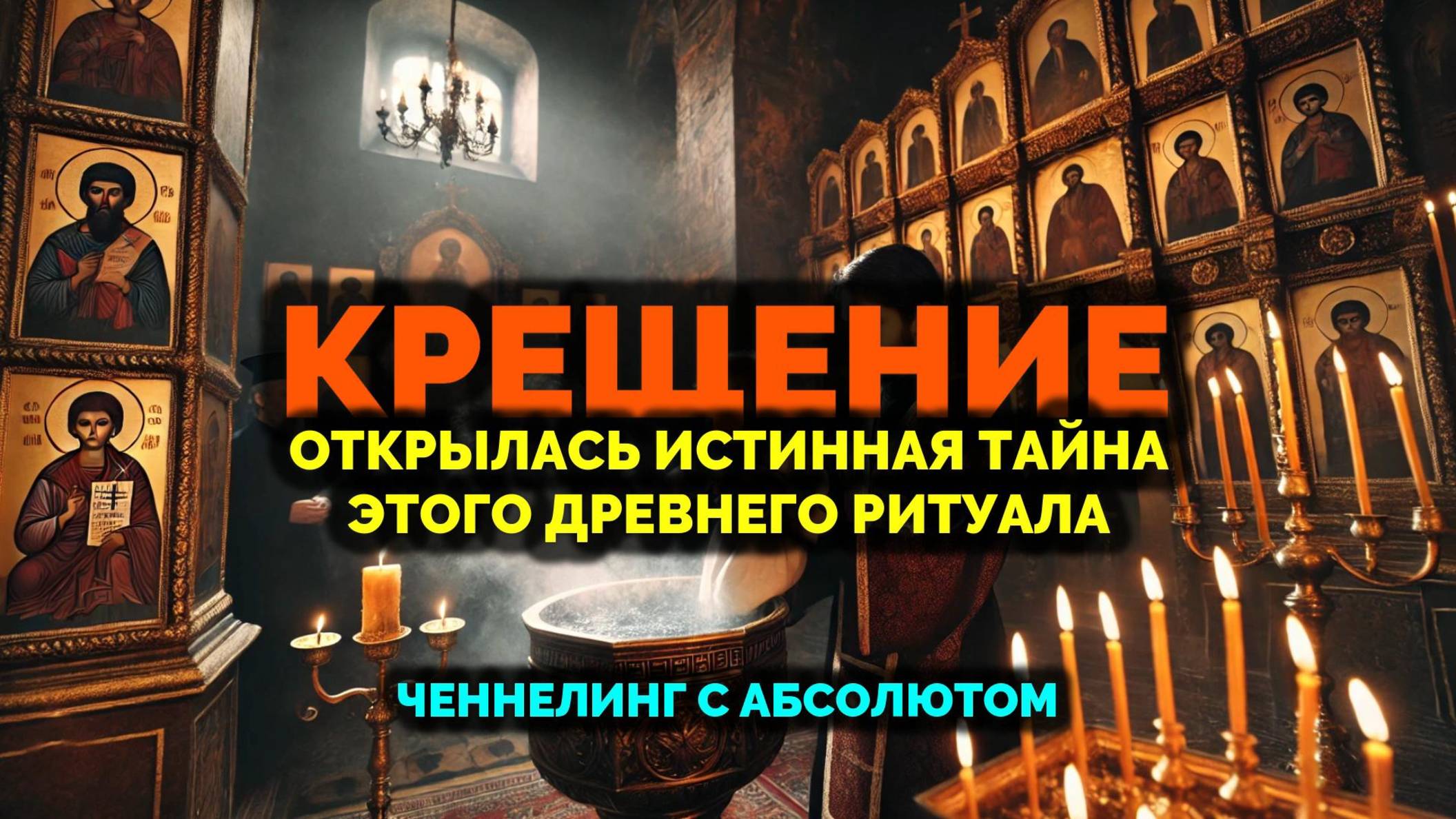 КРЕЩЕНИЕ. ОТКРЫЛАСЬ ИСТИННАЯ ТАЙНА ЭТОГО ДРЕВНЕГО РИТУАЛА: ЧЕННЕЛИНГ С АБСОЛЮТОМ