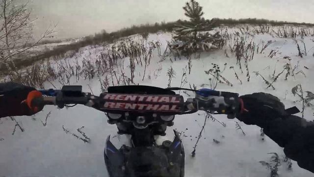 Сноубайк на китайце 300 кубов