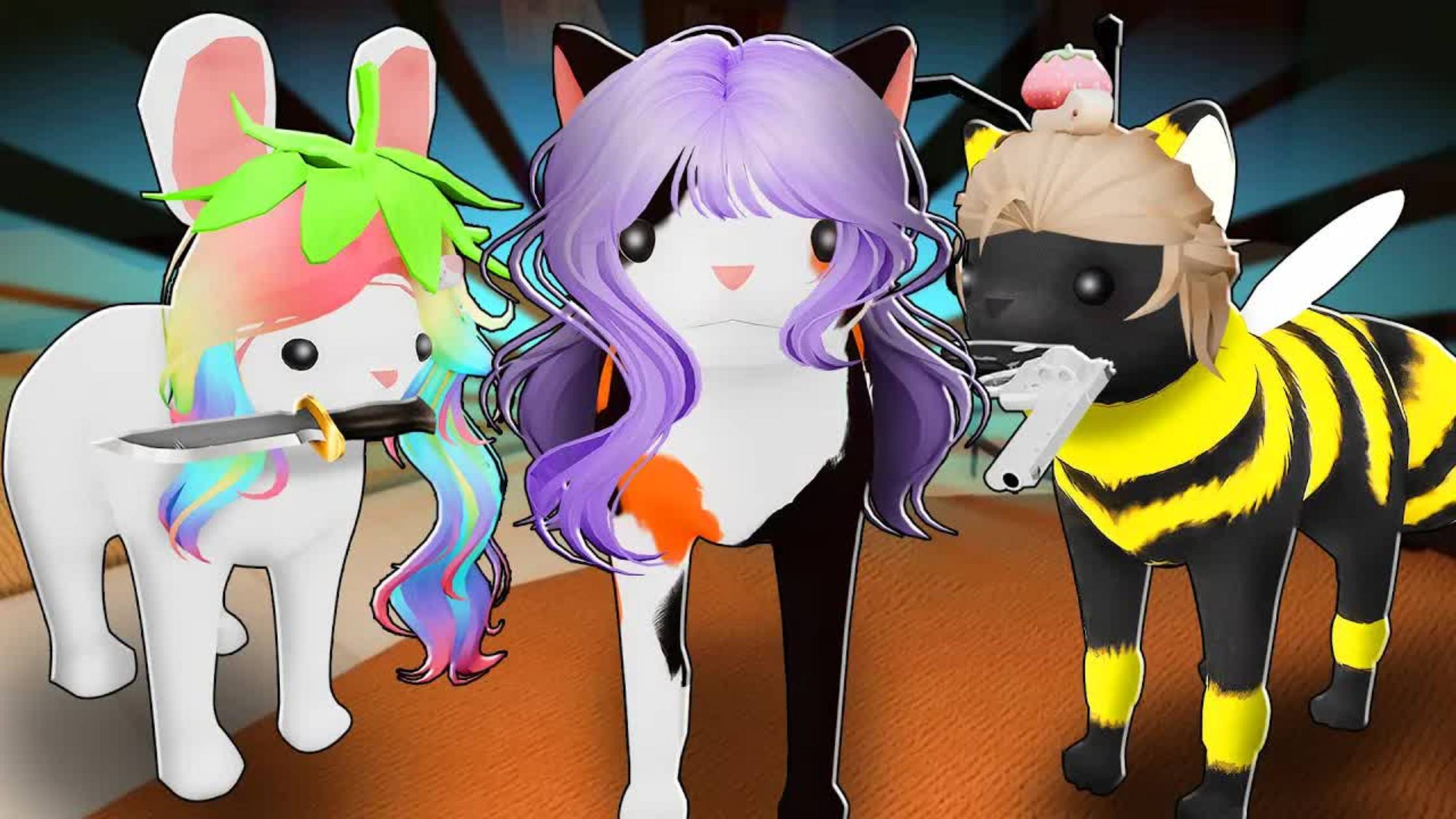 НОВЫЕ КОТИКИ В МЁРДЕРЕ! Roblox Kitten Game