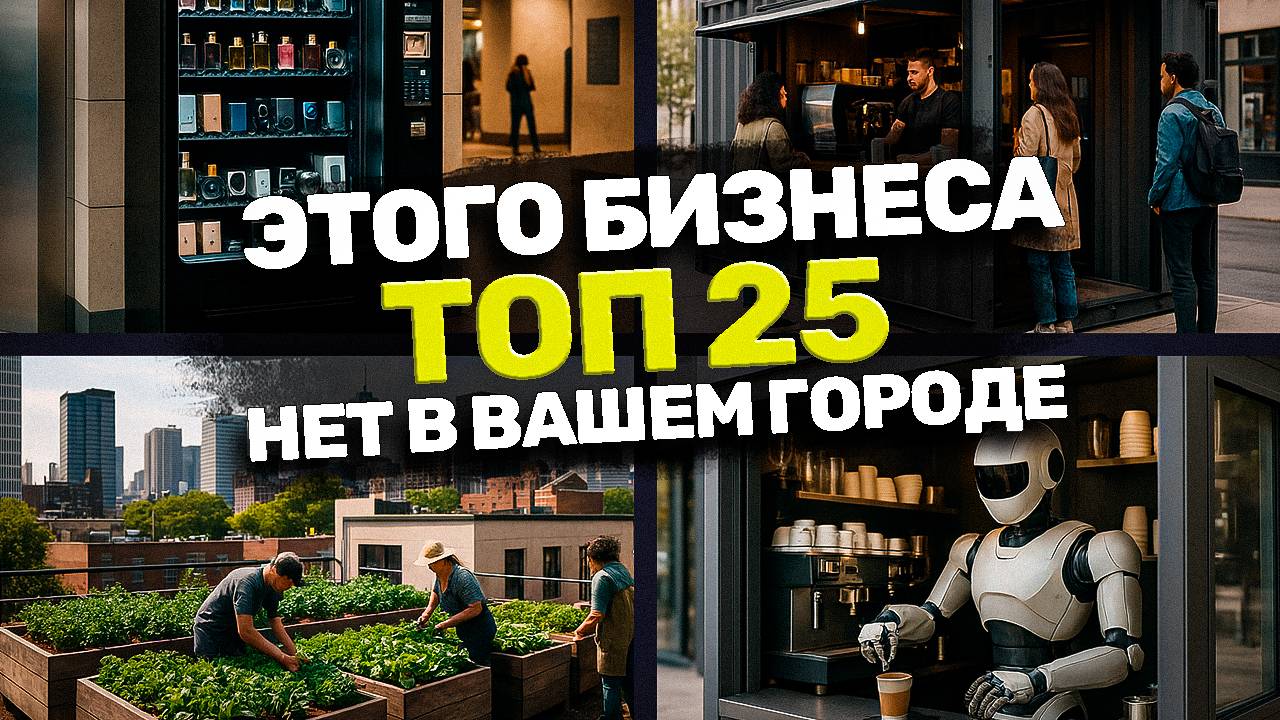 Новые Бизнес Идеи 2025! Топ-25 ГЕНИАЛЬНЫХ идей для бизнеса со всего мира!