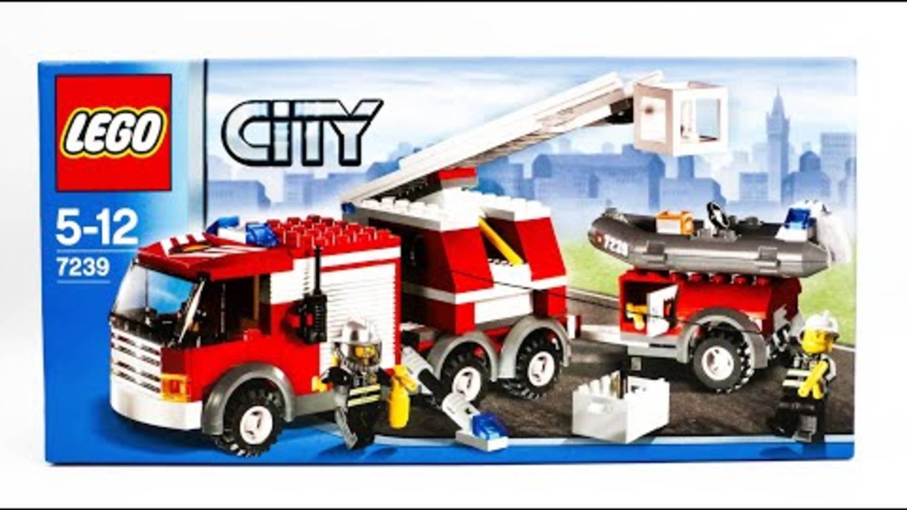 Скоростная сборка LEGO CITY 7239 Пожарная машина
