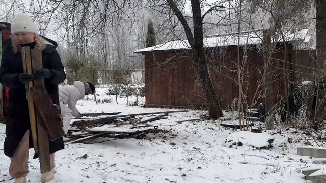 ЗИМНИЙ ДОМ ИЗ БЫТОВКИ