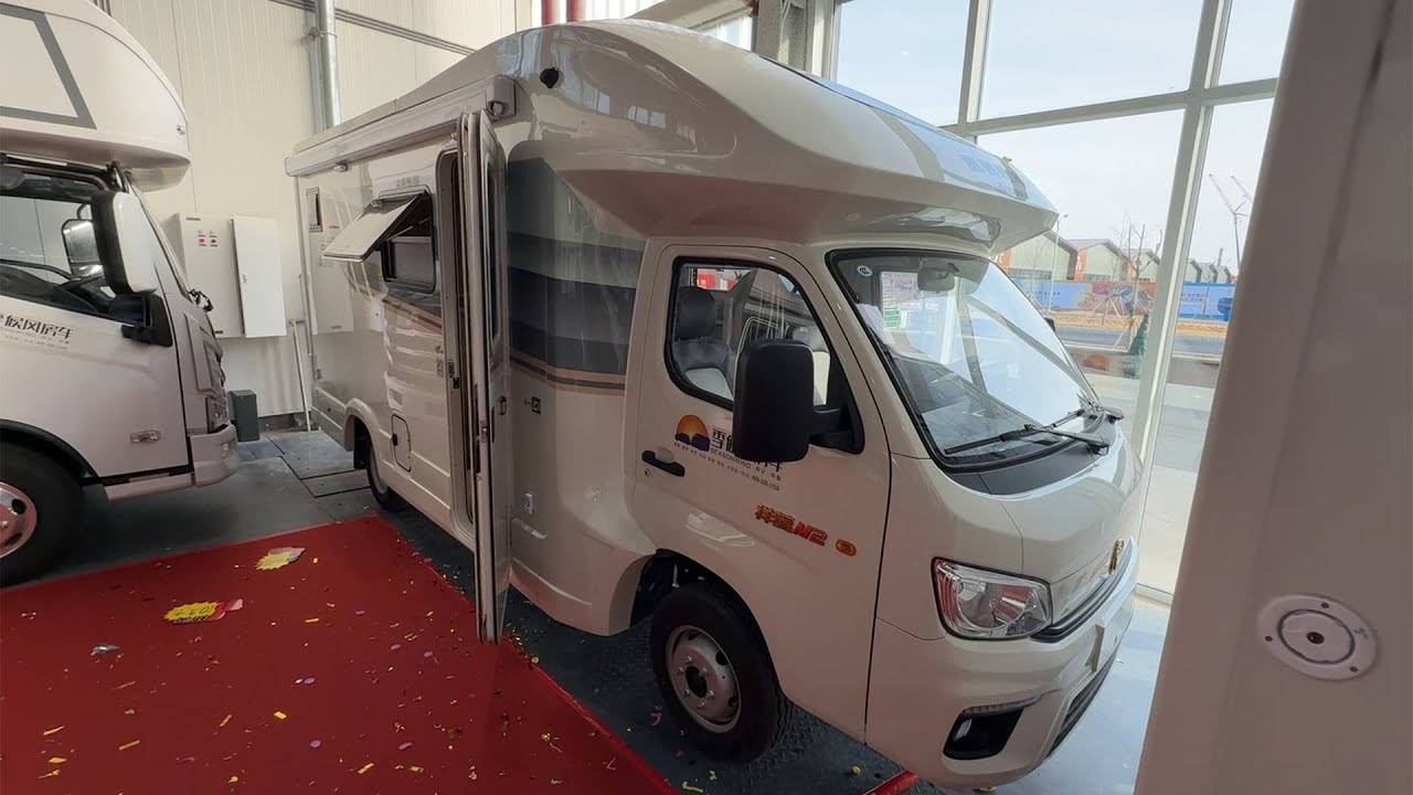 Новый автодом за 2 500 000 р. Самый дешевый в мире. Настоящий. На 4 спальных места. Синчжэ Цзюй 170