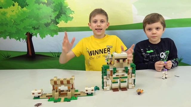 МАЙНКРАФТ ИСТОРИИ для детей - Даник играет в LEGO MINECRAFT
