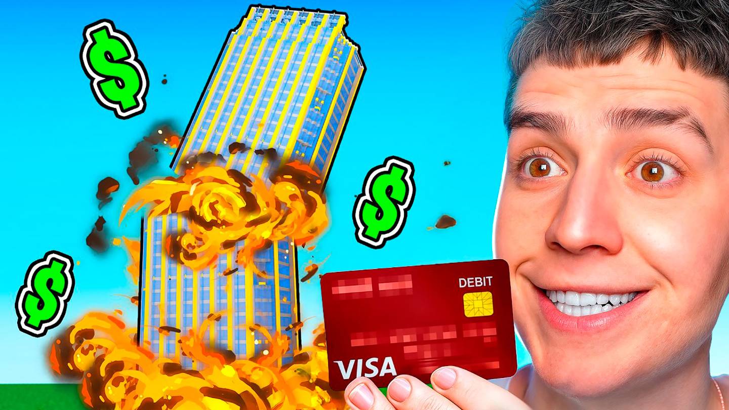 РАЗРУШИЛ САМУЮ БОЛЬШУЮ БАШНЮ В МИРЕ! ТРАЧУ 20.000 РОБУКСОВ! ИГРАЮ С ПОДПИСЧИКАМИ