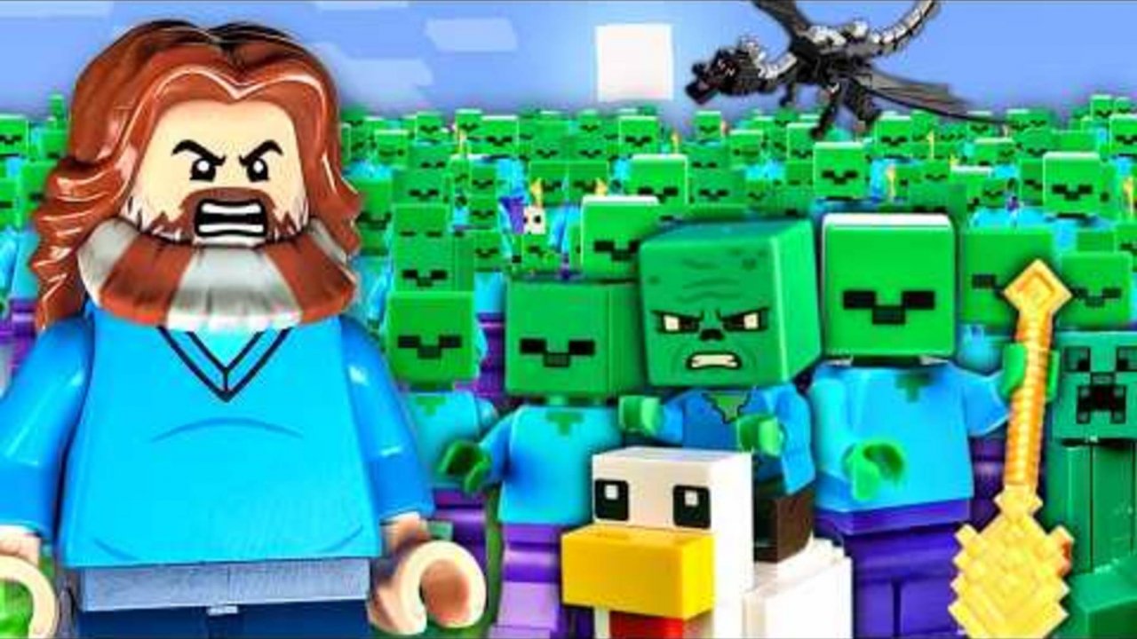 Распаковываем ВСЕ минифигурки LEGO Minecraft...