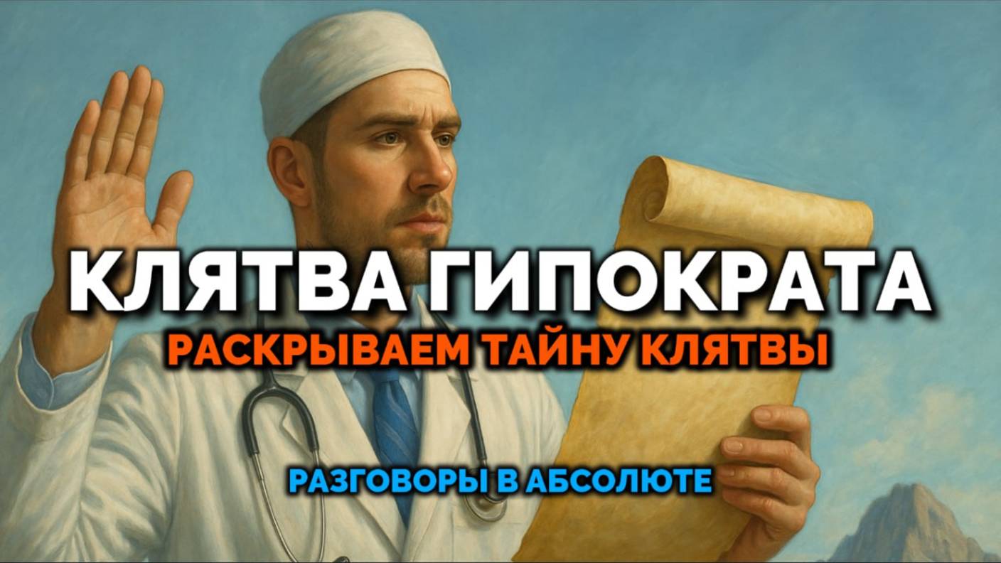 КЛЯТВА  ГИПОКРАТА. РАССКАЗЫВАЕМ ТАЙНУ КЛЯТВЫ. РАЗГОВОРЫ В АБСОЛЮТЕ